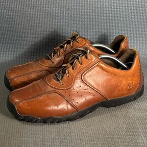 Timberland Lexington Brown‎ Leather Lace Up Driving Oxfords Shoes Size 11.5